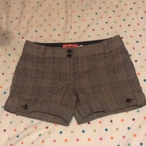 Juicy couture plaid shorts